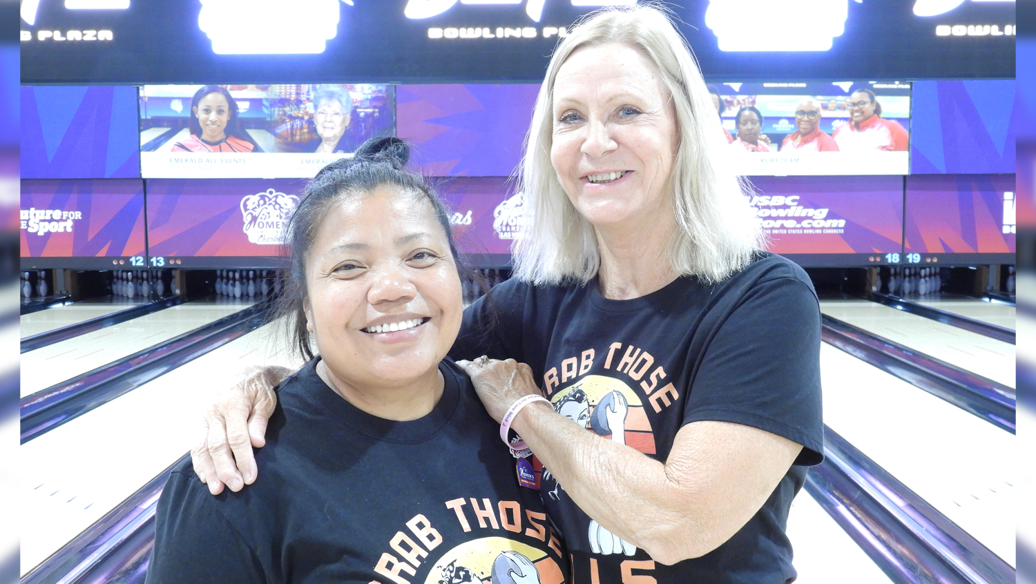 Estrella Brewart and Diane Staton at the 2026 USBC Women's Championships